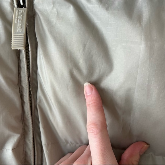 Fahrenheit winter puffer vest neutral beige with pockets - Picture 4 of 10